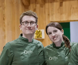 Louis e Salomé, fundadores do Mas du Trident e do PrixParfait