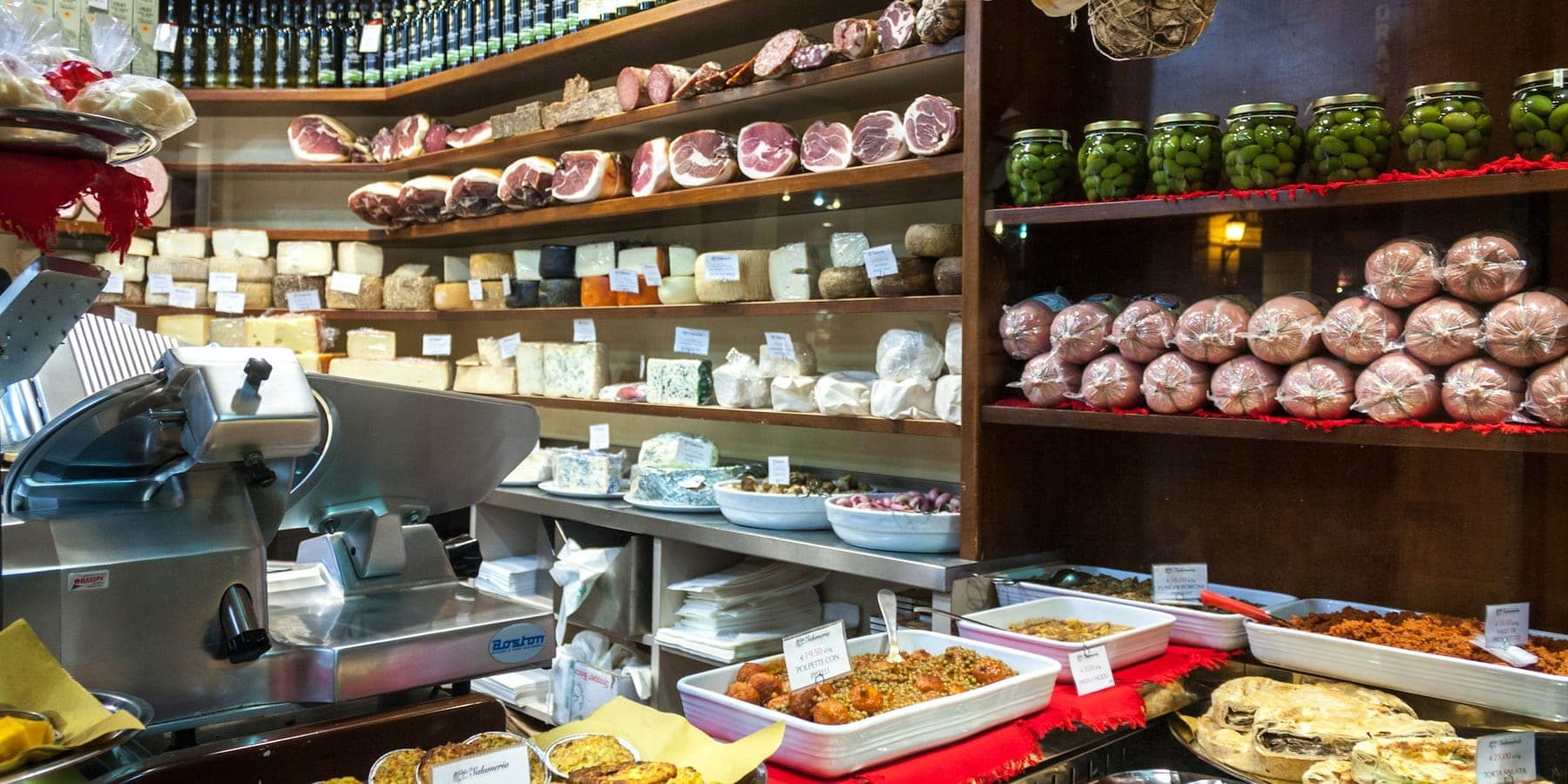 Comida preparada · Un comercio alimentario que ilustra esta actividad