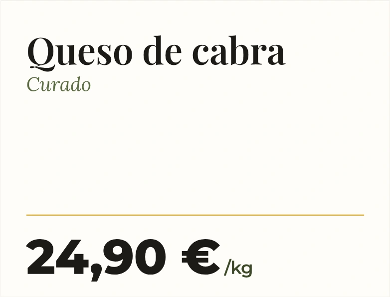 Etiqueta de ejemplo — Quesos