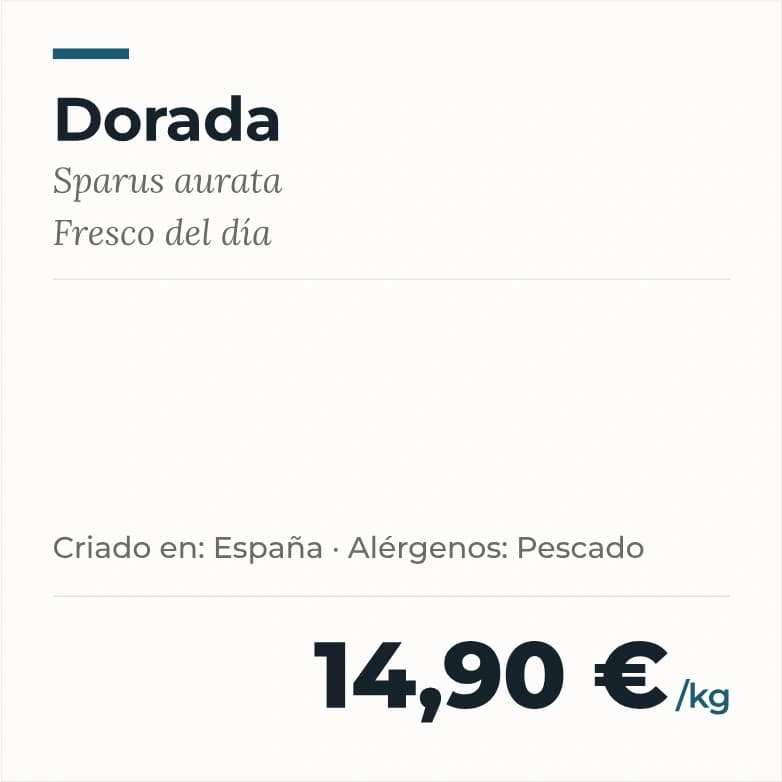 Etiqueta de ejemplo — Pescado