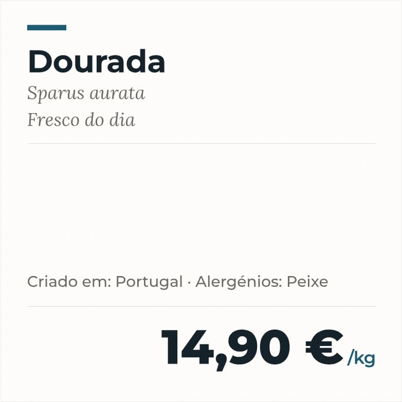 Etiqueta de exemplo — Peixe
